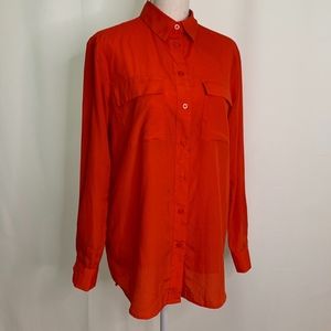 Red buttoned up Rafella